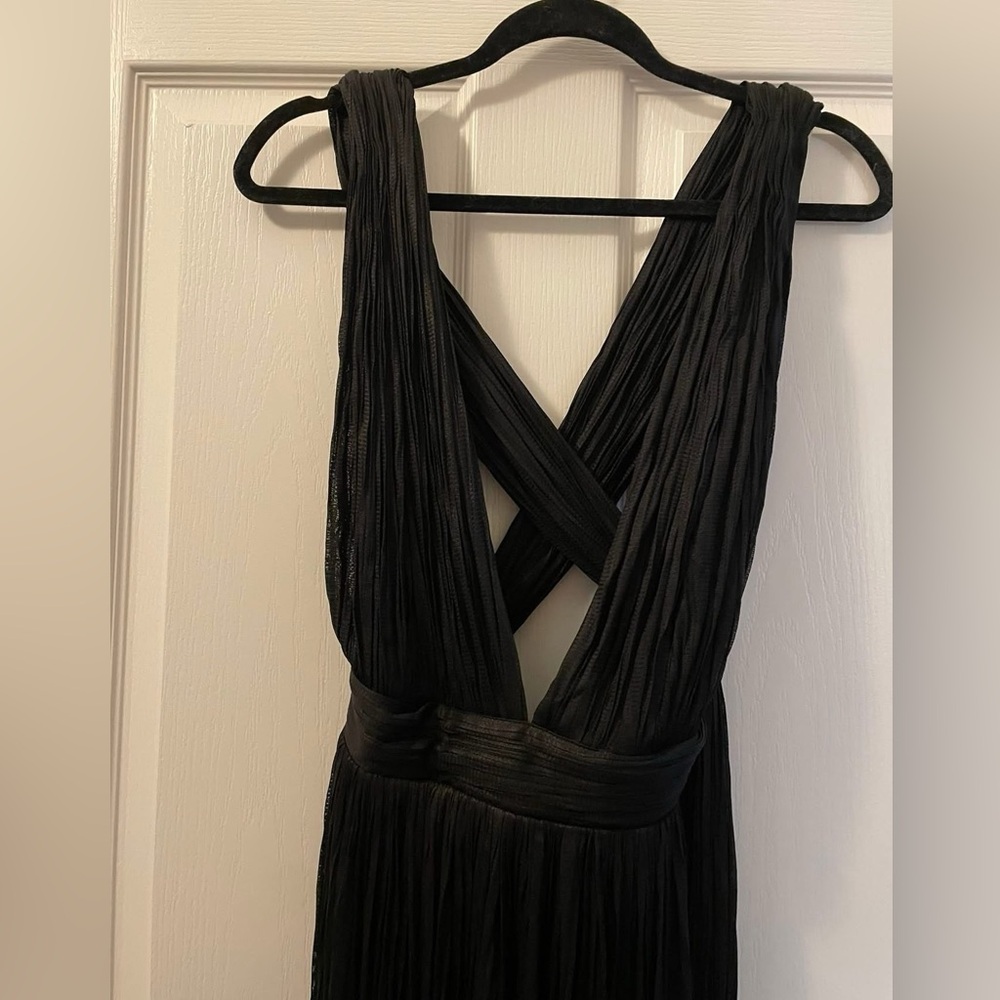Maria Lucia Hohan Kim black silk gown dress NWOT 8 - Picture 6 of 14